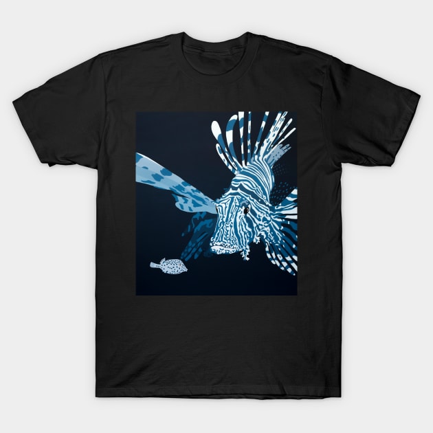 Lionfish DEEP BLUE SEA T-Shirt by Griffioen